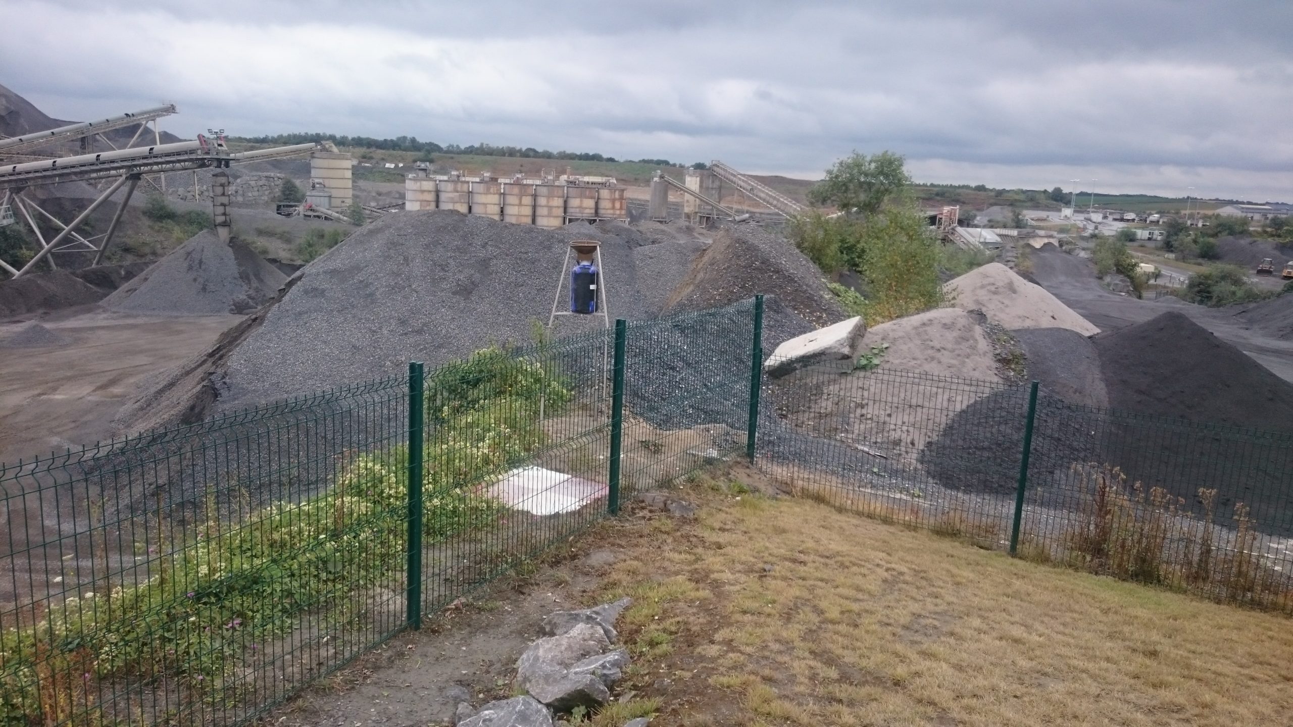 panorama sur la carrière CCM de Wallers en Fagne