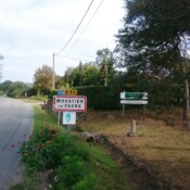 entrée du village de Moustier en Fagne