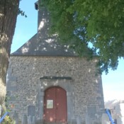 parvis de l'Eglise de Baives