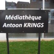 panneau de la Médiathèque de Fourmies