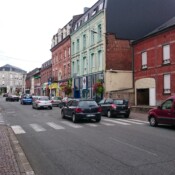 rue commerçante Jean Jaurès de Fourmies